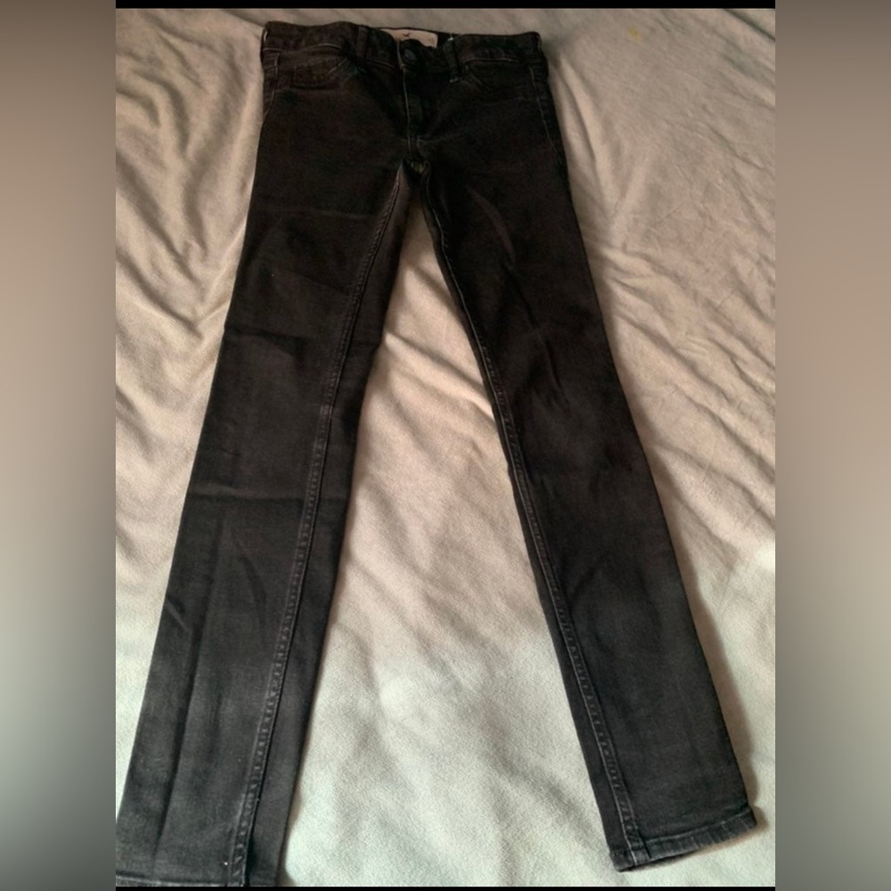 Hollister black jeans for girls